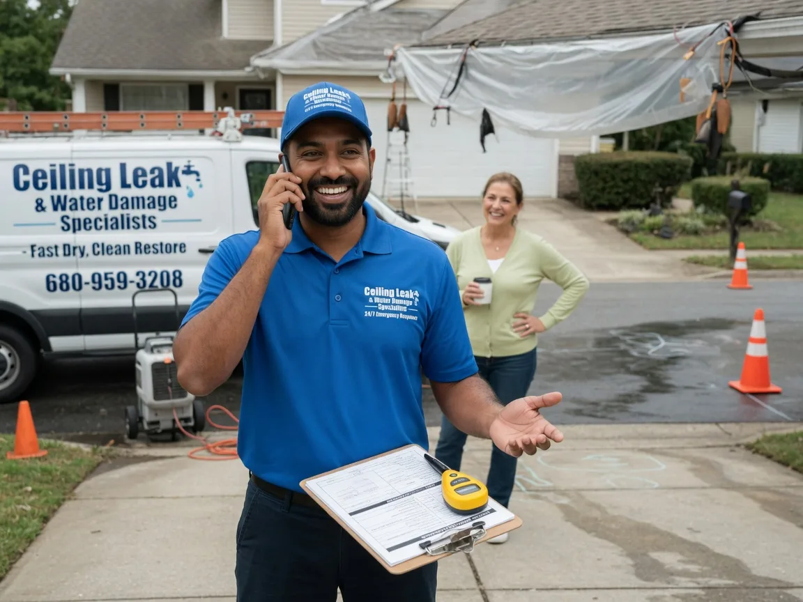 Ceiling Leak Cleanup Winton, NC FAQs